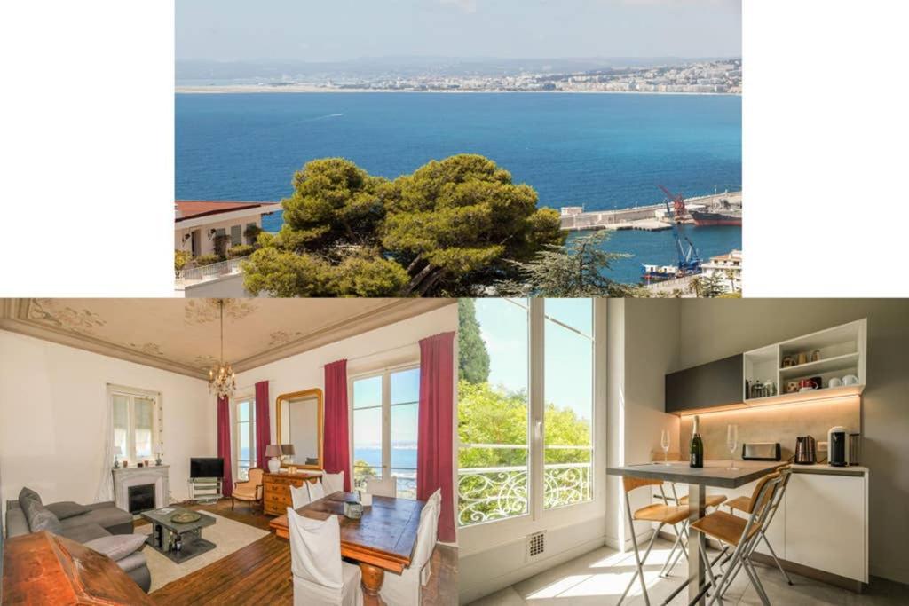 Mont Boron Magnificent View-3 Rooms - Wifi - A.C Niza Exterior foto
