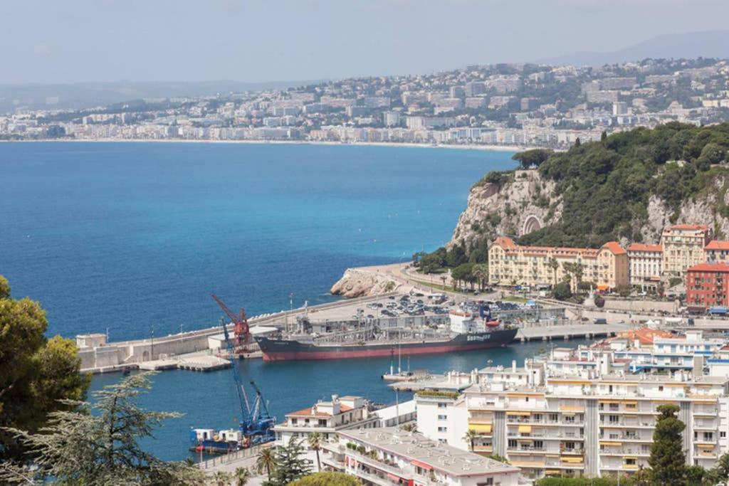 Mont Boron Magnificent View-3 Rooms - Wifi - A.C Niza Exterior foto