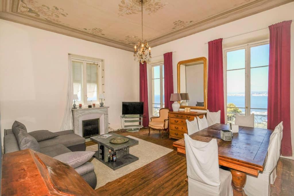 Mont Boron Magnificent View-3 Rooms - Wifi - A.C Niza Exterior foto