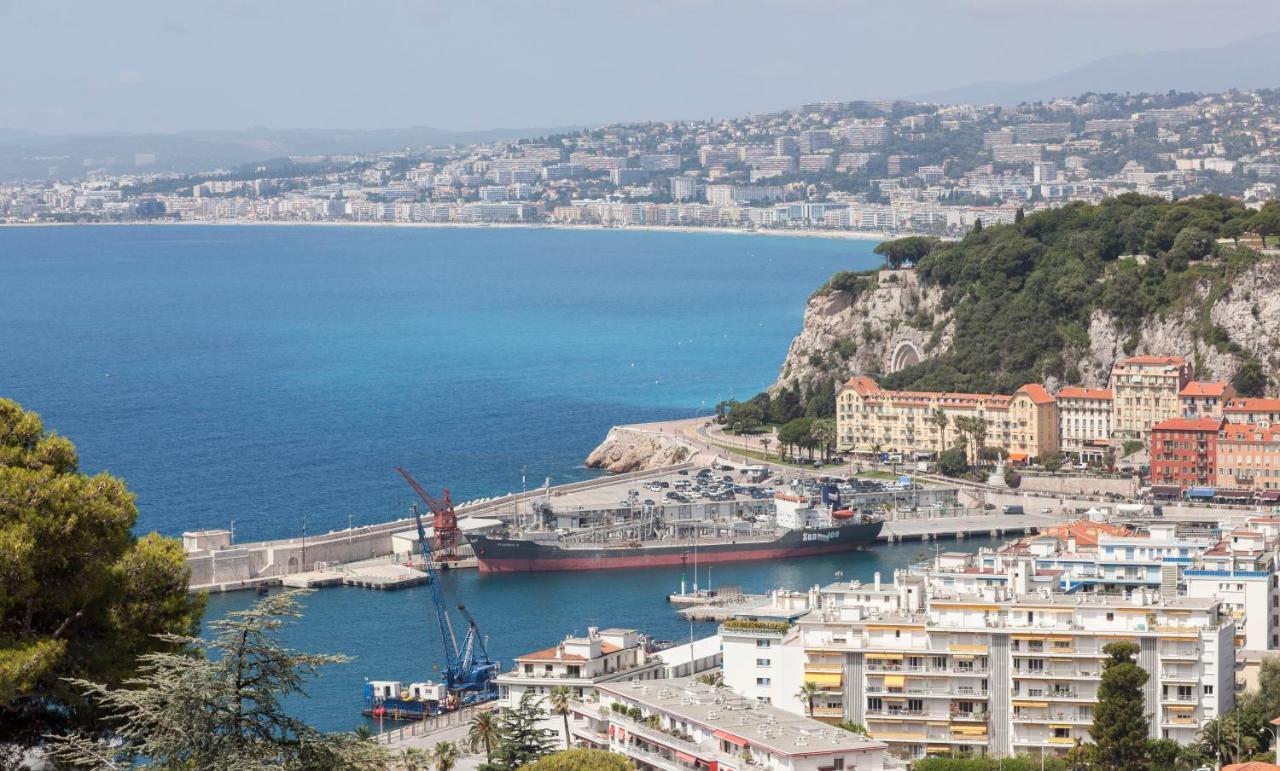 Mont Boron Magnificent View-3 Rooms - Wifi - A.C Niza Exterior foto